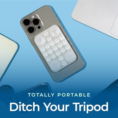 Revolutionary Magnetic Suction Phone Mount for Seamless Content Creation and Fitness | The Clingy Thingy – Mag Safe Compatible Holder for i Phone 16/15/14/13/12 in Elegant White/Green – Experience Unmatched Hands-Free Versatility with Superior Grip and Ultra-Portable Design