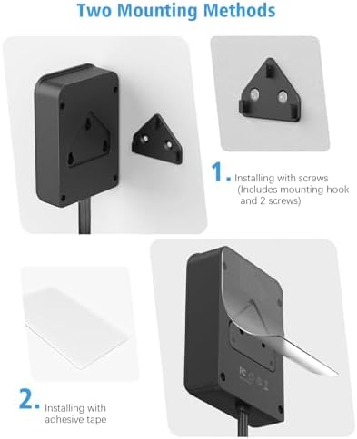 Maximize Power Efficiency with 6 ft Flat Electrical Outlet Extender – 4 Outlets & 3 USB-C Ports, Space-Saving Surge Protector for Home & Office, Rapid Device Charging Power Hub, Sleek White Design
