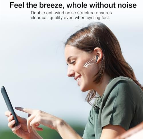 Jesebang Pink Bluetooth 5.3 Wireless Earbuds – Stylish Stereo Earphones with ENC Microphone, 30-Hour Playtime, IP7 Waterproof Rating for Gym & Outdoor Adventures, Dual LED Battery Display – Ultimate Audio Freedom on the Move