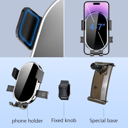 Premium 360-Degree Rotating Car Phone Holder for Ford Explorer 2016-2019 – Hands-Free Dashboard Mount for Secure Smartphone Navigation and Communication – Enhance Road Safety and Interior Style with Easy Installation and Durable Design