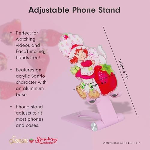 Sonix x Sanrio Character Phone Stand | Adjustable Cell Phone Holder, Desk Stand, Dock | Hello Kitty Classic – Enhanced Compatibility and Speed