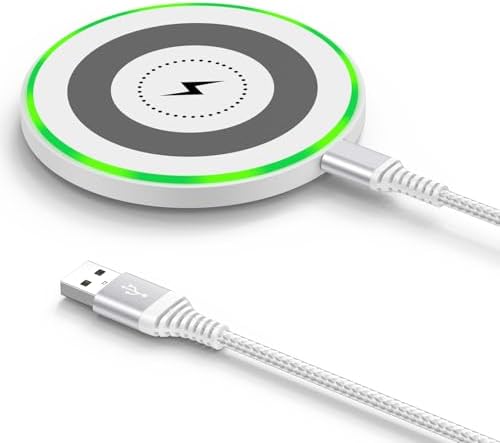 Fast Wireless Charging Pad for Moto G Power 2025/Edge 60 Stylus/G Stylus 5 G/Razr+ 2024/Pixelline 9 Series – 15 W High-Speed Android Charger Station with Anti-Slip Design for Ultimate Device Safety and Convenience