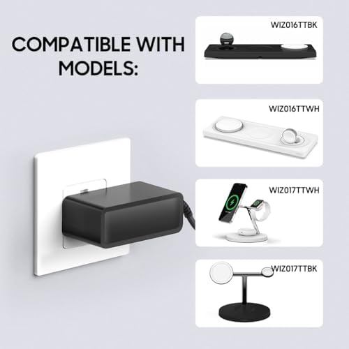 KFD 15 V 2.67 A AC/DC Power Adapter – Premium Charger for Belkin Boost Charge Pro Wireless Pads, Fast & Efficient Charging for WIZ016, WIZ017, WIZ010, WIZ009 Models – Lightweight, Portable Design with Advanced Safety Features for Optimal Device Performance – Essential Accessory for Tech Enthusiasts