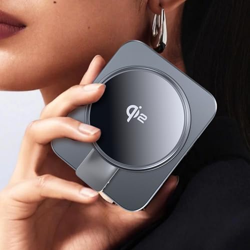 LISEN Qi2 Certified 15 W 3-in-1 Foldable Wireless Charger Station for i Phone 16/15/14/13/12, Apple Watch, and Air Pods – Fast Charging Solution with 30 W Adapter for Enhanced Portability and Compatibility