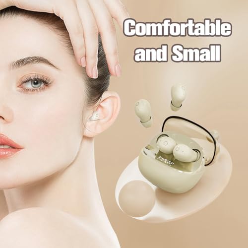 T10 Mini Wireless Bluetooth Earbuds for Small Ears – Ultra-Discreet Design with 24-Hour Battery Life, IPX5 Waterproof Durability, Bluetooth 5.4 Connectivity, and Dynamic Sound – Ergonomic Fit for Active Lifestyles and Unmatched Comfort