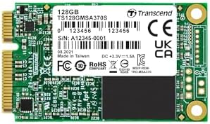Elevate Your Computing Experience with Transcend 64 GB m SATA SSD – Ultra-Fast SATA III Solid State Drive for Ultrabooks, Desktops, and Tablets – Achieve Lightning Speeds Up to 530 MB/s with Reliable DRAM Cache & MLC Technology for Exceptional Performance and Seamless Compatibility