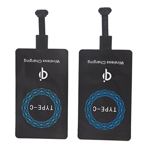 Universal Type C Charging Receiver – 2 Pack Fast Charging Adapter with Self-Adhesive Design for Seamless Power Solutions – Enhance Device Compatibility and Efficiency for On-the-Go Charging