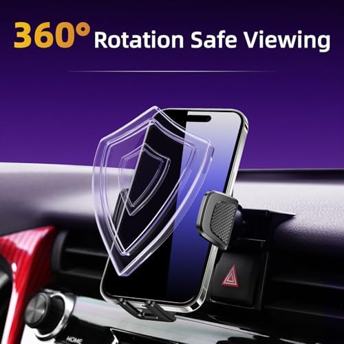 Enhanced Toyota Camry 2012-2017 Car Phone Holder – Adjustable 360-Degree Cell Phone Mount for 4-7 Inch Devices, Ultimate Driving Safety and Convenience Accessory