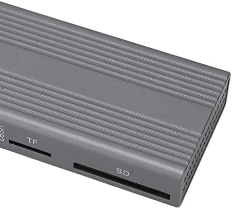 Enhanced USB C M.2 NVMe SSD Enclosure for Game Consoles and Tablets – High-Speed 2 TB Storage Expansion with Plug-and-Play Convenience – Sleek Silver Design for Superior Performance and Compatibility