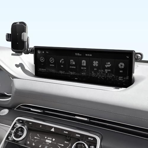 FICS Car Phone Holder for Genesis GV70 2026 Moder-Year – Custom-Fit Mount for Seamless Integration, Interior Accessories for Navigation, No Adhesive or Tools Required – Enhanced Compatibility and Speed
