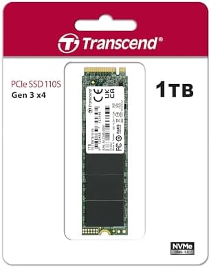 Elevate Your Computing Experience with the Transcend 256 GB M.2 2280 SSD – Achieve Lightning-Fast Speeds of Up to 1,600 MB/s for Seamless Gaming and Multitasking, Featuring PCIe NVMe Gen3 x4 Compatibility, 3 D TLC NAND Technology for Enhanced Durability, and Intelligent LDPC Error Correction for Unmatched Data Integrity. Perfect Upgrade for Ultrabooks, Laptops, and Desktops!