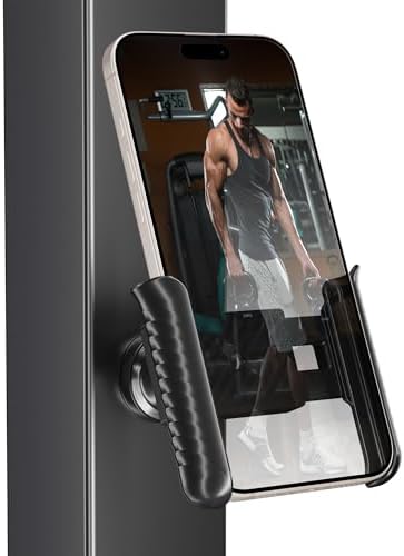 Revolutionary Magnetic Phone Holder for Active Lifestyles – 360° Rotatable Design with Memory Function for Gym, Golf Cart & Kitchen Use – Universal Compatibility for 4.0-7.2 Inch Devices – Hands-Free Convenience & Secure Grip on Metal Surfaces – Ideal Phone Mount for Fitness Enthusiasts & Home Chefs