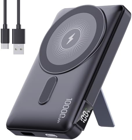 Revolutionize Your Charging Experience with the 2025 Magnetic Wireless 10000 m Ah Power Bank – Effortless Fast Charging at 22.5 W for i Phone 16/15/14/13/12 Models – Sleek, Portable Design with Built-in LED Display for Instant Battery Monitoring and Enhanced Compatibility