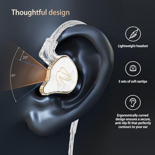 Premium Hybrid In-Ear Monitors with Advanced 1 BA + 1 DD Technology | Unmatched Comfort for Long Listening Sessions | Deep Bass for Gaming and Music Enthusiasts | Ergonomic Design for Noise Isolation and Fit | Universal Device Compatibility | Elevate Your Sound Experience Today