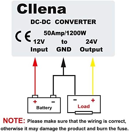 Cllena Advanced Waterproof DC/DC Voltage Boost Converter – Elevate 12 V to 24 V, 10 A, 240 W Power Regulator for Reliable Performance in Any Environment (Input Voltage 10 V-16 V)
