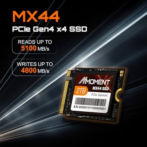MMOMENT MT34 1 TB PCIe Gen3 NVMe M.2 2280 SSD – Supercharge Your Laptop and Desktop Performance with Blazing Fast 2000 MB/s Read Speeds for Gaming, Video Editing, and Efficient Data Management | Upgrade Your Storage Experience with Enhanced Compatibility and Reliability