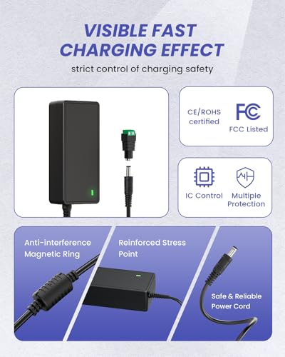 Premium 24 V 2.5 A AC Power Supply Adapter – 60 W Versatile Charger for LED Strip Lights, Security Cameras, and More – Universal 100-240 V Compatibility with 5.5 x 2.1 mm Connector – Lightweight and Durable Power Solution for Home and Office Devices