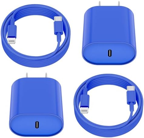 Ultra-Fast Charging Kit for i Phone 14/13/12 – 20 W USB-C Power Block & Dual 6 FT Lightning Cables in Vibrant Green – Superior Compatibility for Pro/Plus Models – Recharge Up to 50% in Just 30 Minutes – Stylish, Durable Design for Daily Use – Maximum Efficiency Meets Trendy Aesthetics
