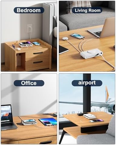 Transform Your Charging Routine with the 7-in-1 USB Charging Station – High-Speed PD 45 W USB-C Hub for i Phone 13/12, i Pad, Samsung Laptops & More – Ultimate Multi-Port Power Solution with Enhanced Compatibility & Safety Features