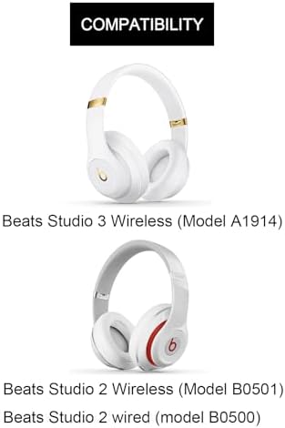 Upgrade Your Beats Studio 3 & Studio 2 Wireless Headphones with Yzcc SX Premium Inner Panel Replacement – OEM-Compatible White Shell for Superior Sound Enhancement and Design Restoration – Easy Installation, Long-Lasting Durability, and Perfect Fit for Audiophile Quality