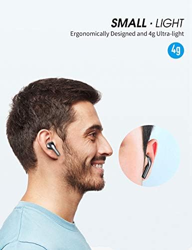 Tiksounds Advanced Wireless Earbuds – Bluetooth Headphones with IPX7 Waterproof Rating, 35 Hours Playtime, and LED Power Indicator – High-Fidelity Stereo Sound for Sports and Professional Use – Seamless Device Compatibility and Clear Hands-Free Calls (Black)