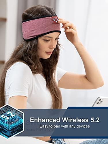 Ultimate Bluetooth Sleep Headphones Headband for Side Sleepers – Premium Wireless Music Mask with HD Sound for Travelers, Yogis, and Meditation Lovers – Unleash Effortless Comfort and Serenity with Cutting-Edge Connectivity and Relaxing Audio Experience