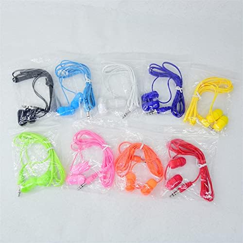 Vibrant Classroom Earbuds Bulk Pack – 30 Colorful Headphones for Kids and Adults, Ideal for Group Learning, Versatile Compatibility, and Enhanced Sound Quality for Engaging Educational Experiences