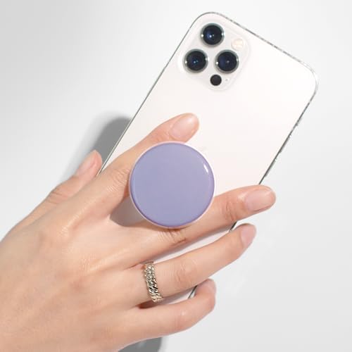 Transform Your Mobile Interaction with the On The Grip Macaron Color Collapsible Phone Grip & Stand – Chic White Round Holder for Optimal Device Control, Universal Compatibility, and Effortless Hands-Free Viewing – Ideal Smartphone Accessory for Secure Handling and Travel-Friendly Design