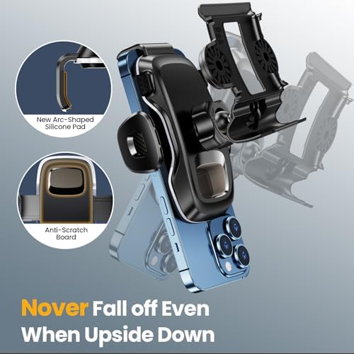 ELOHEI Custom Phone Mount for Volkswagen Golf 8 MK8 R GTI (2020-2024) – Ultimate Car Phone Holder for Enhanced Driving Experience, Quick-Release Design, 360-Degree Rotation, and Exceptional Compatibility with All Smartphone Sizes – Essential VW Golf Accessory for Navigation and Hands-Free Use