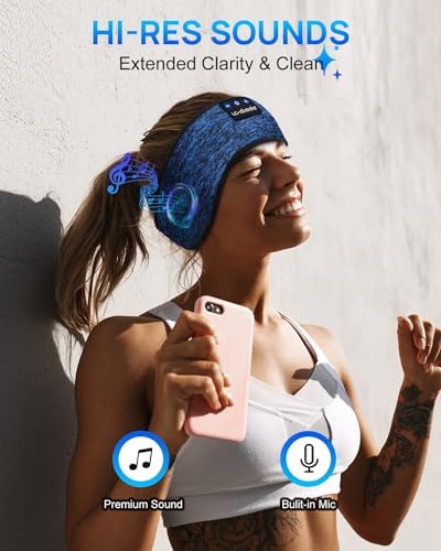 Discover the Ultimate Comfort with LC-dolida’s Bluetooth Sleep Headband – The Perfect Fusion of Relaxation and Functionality for Insomnia Relief and Active Lifestyles – USB-C Rechargeable, Soft Fabric, Ideal for Meditation, Yoga, Travel, and Workouts – Experience Seamless Connectivity with Bluetooth 5.4 and Enjoy High-Quality Sound while Blocking Out Distractions – Lightweight and Breathable Design for All-Night Wear – Elevate Your Sleep and Focus on Wellness with Our Dual-Function Sleep Mask and Headphones – A Thoughtful Gift for Yourself or Loved Ones Seeking Serenity and Comfort in Every Moment.
