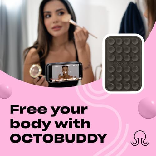 Ultimate Stability Turquoise Silicone Suction Phone Holder – Hands-Free Mount for i Phone & Android – Compact 2.6″ x 3.9″ Design – Elevate Your Selfies and Videos with Superior Grip and Versatile Functionality – Essential Content Creation Accessory for Effortless Capturing and Live Streaming