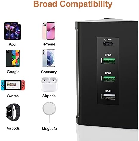 High-Efficiency 68 W USB Step Down Power Converter: Multi-Port 12 V to 5 V Charger for i Phone, Android, Samsung & Tablets – Ultimate Compatibility & Rapid Charging Solution for Home and Travel Use