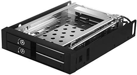 Kingwin Universal Hot Swap Mobile Rack for 2.5” & 3.5” SSD/HDD – Effortless Internal Tray-Less SATA Hard Drive Backplane Enclosure with 6 Gbps Support for SATA I/II/III & SAS I/II – Ultimate Flexibility and Enhanced Data Transfer Speed for Efficient Storage Management