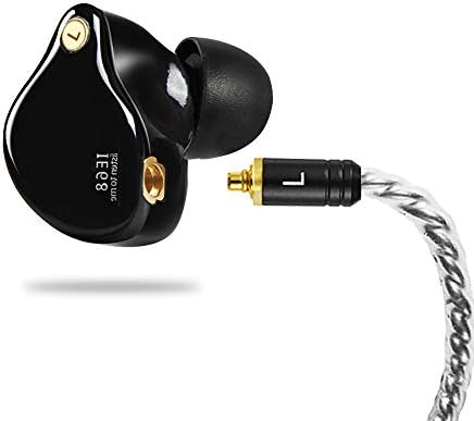 FAMATE Hi-Fi In-Ear Monitors with Tesla Technology – Premium Noise-Isolating Wired Earbuds Featuring MMCX Detachable Cables for Musicians and Audio Professionals, Transparent Coffee Finish, Unmatched Sound Clarity and Comfort