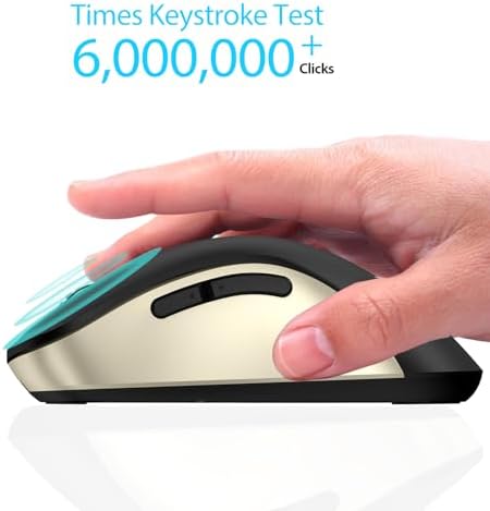 Upgrade Your Workflow with the Memzuoix 2.4 G Wireless Mouse – Ergonomic and Portable 1400 DPI USB Mouse for Laptop, PC & Desktop | 5 Customizable Buttons for Ultimate Control | Ideal for Professionals and Casual Users Alike