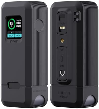 Premium Silicone Protective Case for Anker Prime 12,000 m Ah 130 W Power Bank – Lightweight Dustproof Design with 1/4-inch Mounting Hole and TF/SM Card Storage – Optimal Portability for Daily Use and Camera Charging – Snug Fit for Unobstructed Display and Easy Cleaning – Essential Accessory for On-the-Go Power Solutions