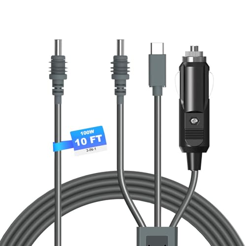 Starlink Mini 3 in 1 Waterproof DC Power Cable – 10 FT USB-C Car Charger for Enhanced Connectivity & Speed, Versatile Charging Solutions for Your Starlink Mini System, Durable Power Accessories for Home, Vehicle, and Outdoor Use