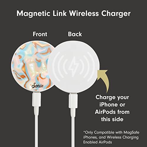 Sonix x Sanrio Hello Kitty & Care Bears Magnetic Mag Safe Charger for i Phone 12-16 Series | 6.5 ft USB-C Fast Wireless Charging Cable | Stylish, Playful, and Efficient Power Solution for Your Device
