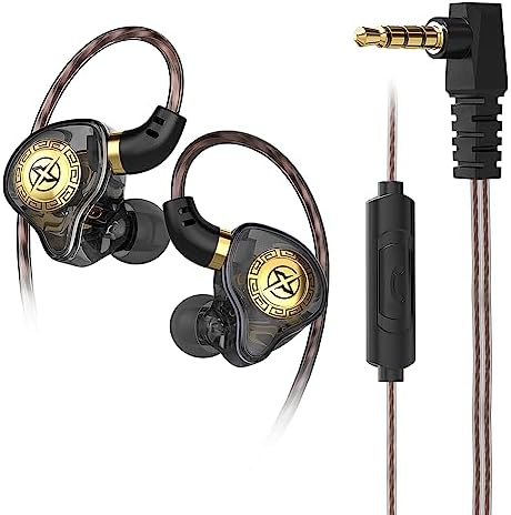 X1 In-Ear Monitor Headphones for Professionals: Advanced Dynamic Driver Earbuds with Superior Sound Isolation, Integrated Microphone, and Ergonomic Design in Sleek Black – Ideal for Musicians, Performers, and Studio Use with Enhanced Device Compatibility and Unmatched Audio Clarity