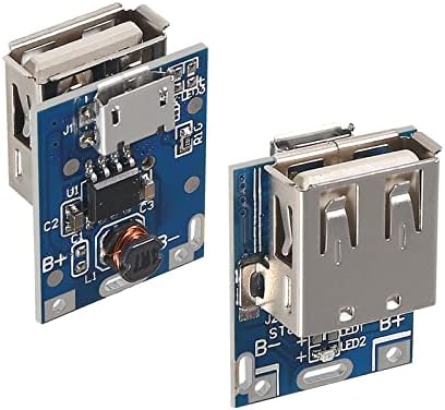 Ultra-Fast Type-C USB Boost Converter Module – 4-Pack 5 V 3.1 A High-Efficiency Charging Kit with Integrated Switch & LED Status Light for Enhanced Mobile Power Bank Functionality and Versatile Device Support