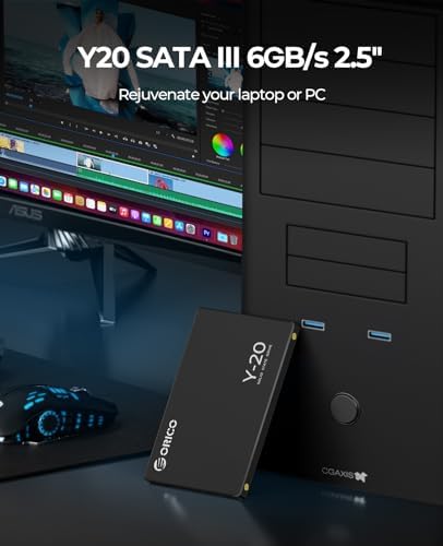 Upgrade Your Storage with ORICO 128 GB SATA SSD – High-Speed 2.5 Inch Internal Solid State Drive for Desktops, Laptops, and NAS – Blazing Read Speeds up to 500 MB/s, Perfect for Gamers and Professionals Seeking Enhanced Performance and Reliability