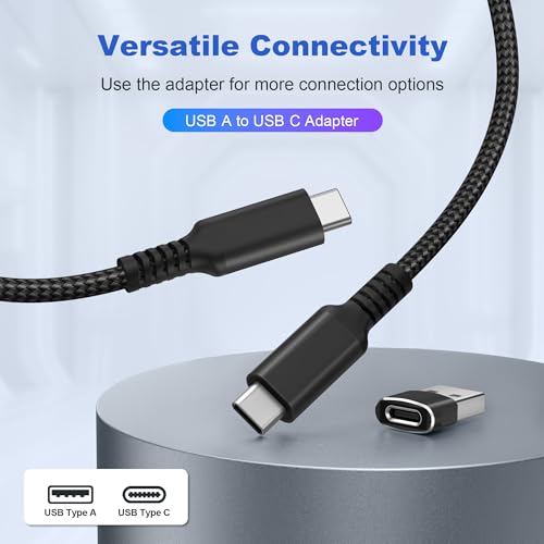 Basesailor iPad Mini 7 Charger Cable 10FT,USB C to USB C Cord 100W with USB Adapter,Fast Power Delivery Charging Cord for Apple iPhone 16 15 Pro Max Plus,iPad 10th Air 4th 5th Generation,AirPods 4,S24 – Enhanced Compatibility and Speed