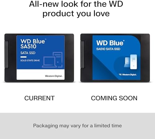 Elevate Your Computing with the Western Digital 500 GB WD Blue SA510 SATA III Internal SSD – Unleash Lightning-Fast 560 MB/s Read Speeds, 2.5″/7 mm Form Factor for Ultimate Device Compatibility and Enhanced Performance