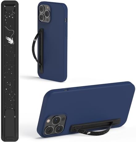 Sleek Strip Ultra-Thin Phone Grip & Kickstand – Lightweight Finger Holder for i Phone & Android – Customizable Loop Design with Dual Viewing Angles – Pocket-Friendly, Strong Adhesive, and Stylish Color Options for Enhanced Mobile Experience