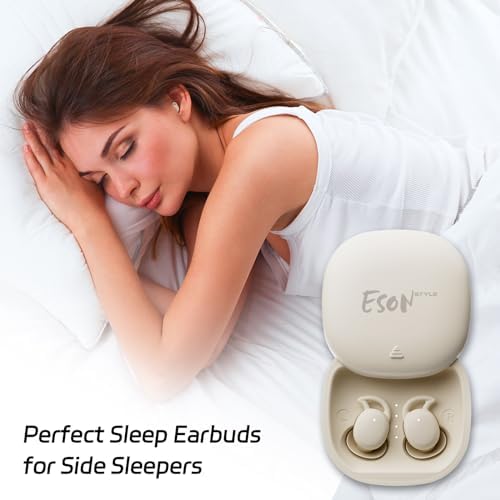 Discover Unmatched Comfort with Bluetooth 5.4 Invisible Sleep Headphones – Perfectly Designed for Side Sleepers, Featuring Advanced Noise Blocking, IPX6 Waterproof Durability, and Lightweight Mini Earbuds Ideal for Sleep, Meditation, and Active Workouts – Elevate Your Relaxation Experience Today!