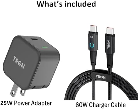 Revolutionize Your Charging Routine with the Tron TR42 7-in-1 Wireless Charging Station – 25 W Fast Charging for i Phone, Watch & Air Pods, Space-Saving Design, Digital Clock & Night Light for Home, Office, and Travel Use