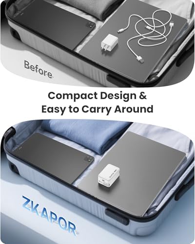 Elevate Your Charging Game with the 45 W Ga N Retractable USB C Charger Block – Ultimate Travel Companion for i Phone 16, Galaxy S25, Mac Book Air, and More! Experience Lightning-Fast PD & QC Charging with Foldable Plug for Maximum Portability – Designed for Enhanced Compatibility and Safety!