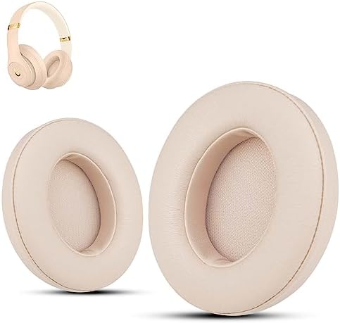 Upgrade Your Beats: Krone Kalpasmos Studio 3 & 2 Replacement Ear Pads – Soft Memory Foam Cushions for Ultimate Comfort and Noise Isolation in Vibrant Red – Perfect Fit for Wired & Wireless Models (B0501, B0500) – Enhance Sound Quality & Style Effortlessly