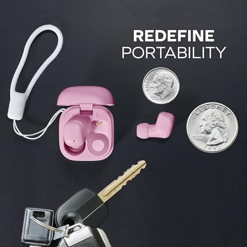 Coby Mini True Wireless Earbuds – Ultra-Compact Bluetooth Earbuds with 12-Hour Playtime, Built-in Microphone, and Lightweight Design for All-Day Comfort – Perfect for On-the-Go Music and Calls (White)