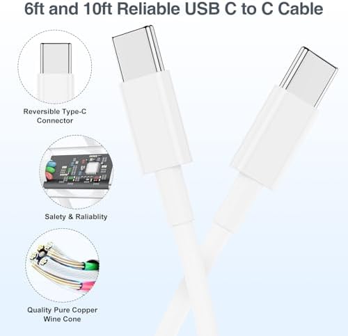 Upgrade Your Apple Watch Charging Experience with the 20 W Magnetic USB-C Fast Charger – 6 ft Cable for Seamless Compatibility with Series 1-9 and SE Models – Effortless Magnetic Alignment and Premium Durability for Everyday Convenience